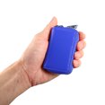 thumbnail image 2 of Unique Bargains Car Key Case Faux Leather Zipper Multifunctional Car Fob Key Case for Auto Remote Key Dark Blue, 2 of 7