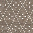 thumbnail image 4 of Safavieh Natural Kilim Collection NKM316A Flatweave Brown and Ivory Wool Area Rug (2'6" x 4'), 4 of 5