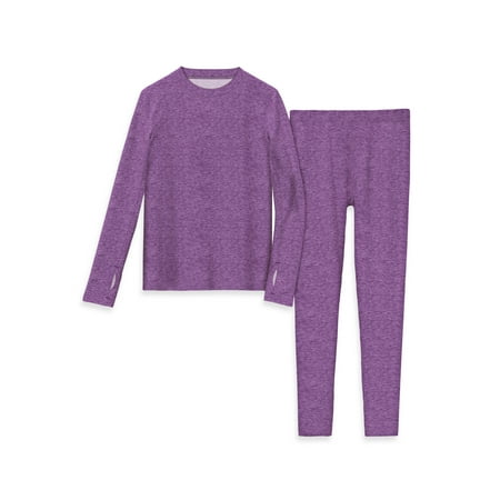 ATHLETIC WORKS GIRLS’ THERMAL SET