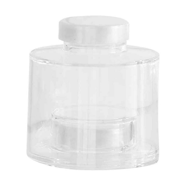 Glass Spice Jars With Rack 6 Piece Stackable Transparent Seasoning Storage Set For Kitchen Organization