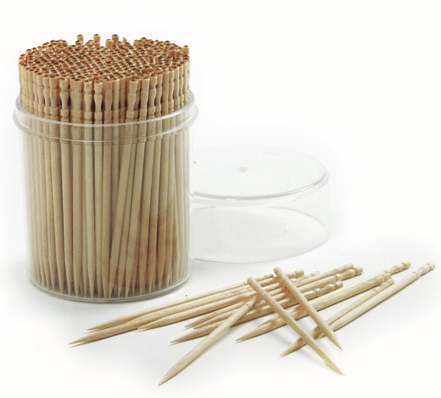 Mint Individual Birchwood Toothpicks Wrapped in Polybag Menthol Wooden Toothpick,Package of 1000