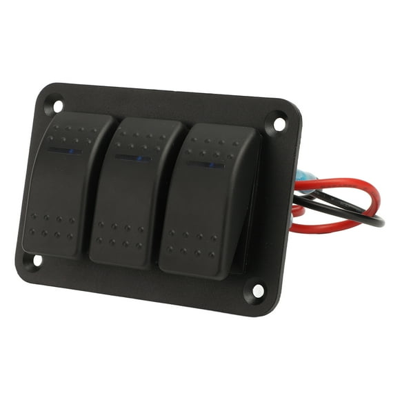 Boat Rocker Switch Panel3 Gang Rocker Switch Rocker Switch Panel Marine Toggle Switch Panel Performance Driven