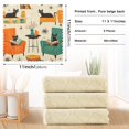 thumbnail image 6 of Yayeee 6 Pack Kitchen Dish Cloths Set for Washing Soft Drying Absorbent Microfiber Towels, Black Cats Reading, 6 of 9
