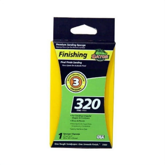 Ali Industries 7303 3x5x1 320grit Sanding Sponge