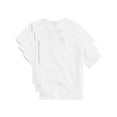 thumbnail image 2 of Hanes Essentials Toddler Cotton T-Shirt, Boys & Girls, 3-Pack White 4T, 2 of 3
