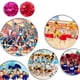 thumbnail image 4 of Bewildely 2 piezas de porristas, pelota de mano, actuación, competición deportiva, animadora, accesorios de mano, suministro de estadio de Kits de decoración para fiestas Rosa roja, 4 of 6