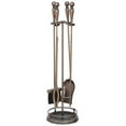 thumbnail image 1 of 5 Pc Venetian Bronze Fireset With Ball Handles, 1 of 1