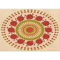 thumbnail image 1 of Ahgly Company Machine Washable Indoor Rectangle Transitional Khaki Gold Area Rugs, 2' x 5', 1 of 7