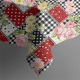 thumbnail image 5 of Pioneer Flower Floral Print Pattern Square Tablecloth, Waterproof Wipeable Spillproof Washable Table Cover for Home Kitchen Party Decor, 42"x42", 5 of 6