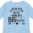 thumbnail image 4 of Inktastic So I'm Little, but I'm Gonna Be a Big Sister Girls Long Sleeve Toddler T-Shirt, 4 of 5