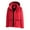 Red, variant on Women's Lightweight Winter Coat Thickened Medium Length Hooded Slim Zipper Sweater