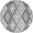 thumbnail image 1 of Ahgly Company Indoor Round Southwestern Gray Country Area Rugs, 6' Round, 1 of 1