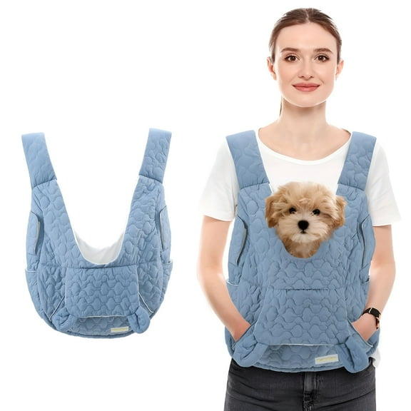 GASTROPOD Extra-Large Dog Sling Carrier - Winter Pet Bag With Cotton Lining, Waterproof & Breathable Design Small Dog Carrier Bag Medium Dog Carrier Bag