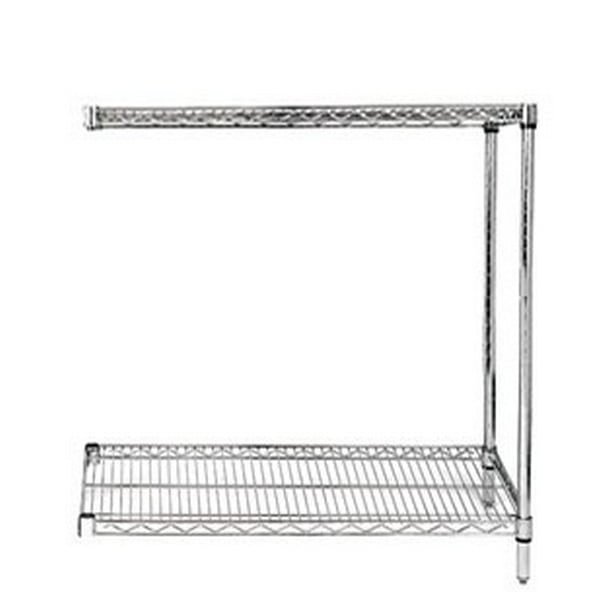 Tier Chrome Add On Shelving Unit, 72 Inch Wide Wire Shelving Unit