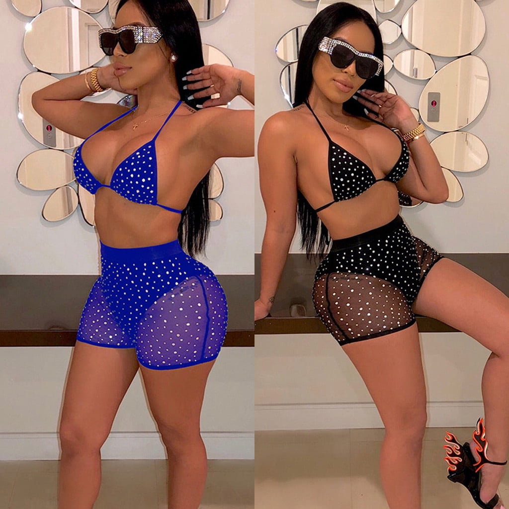 diamond bathing suit top