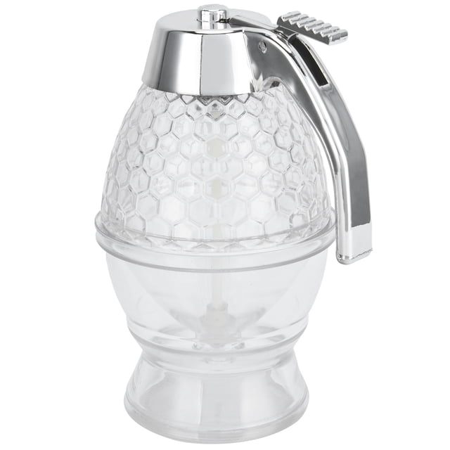Bocal d'Assaisonnement, Distributeur de Sirop Robuste de Conception Séparée Transparent pour le Restaurateur pour les Fournitures de Cuisine pour la Maison pour le Miel d'Assaisonnement de Magasin, Sirop