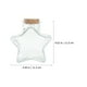 thumbnail image 4 of 2 piezas transparentes botellas de deseos de la estrella frascos de vidrio de vidrio botellas de deriva de corcho, 4 of 4