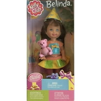 Mattel Birthday Party Belinda Doll w Pink Bear (2002 Multi-Lingual Box)
