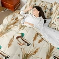 thumbnail image 4 of Homewish Country Mallard Duck 7-Piece Twin Bedding Sets,Rustic Plant Bedding Comforter Set,Western Farmhouse Sheet Sets For Teens,Super Cozy Room Decor, 4 of 8