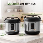 Beddle Electric Pressure Cooker 6 Quart Instant Cooker Multi-Function Rice Cooker, Slow Cooker, Steamer & Stainless Steel Pot