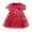 Red, variant on JCCXIN Toddler Baby Girls Dresses Cotton Tulle Solid Color Short Sleeves Embroider Princess Birthday Wedding Dance Floral Clothes Crew Neck Soft Photo Sundress,Beige,2-3 Years
