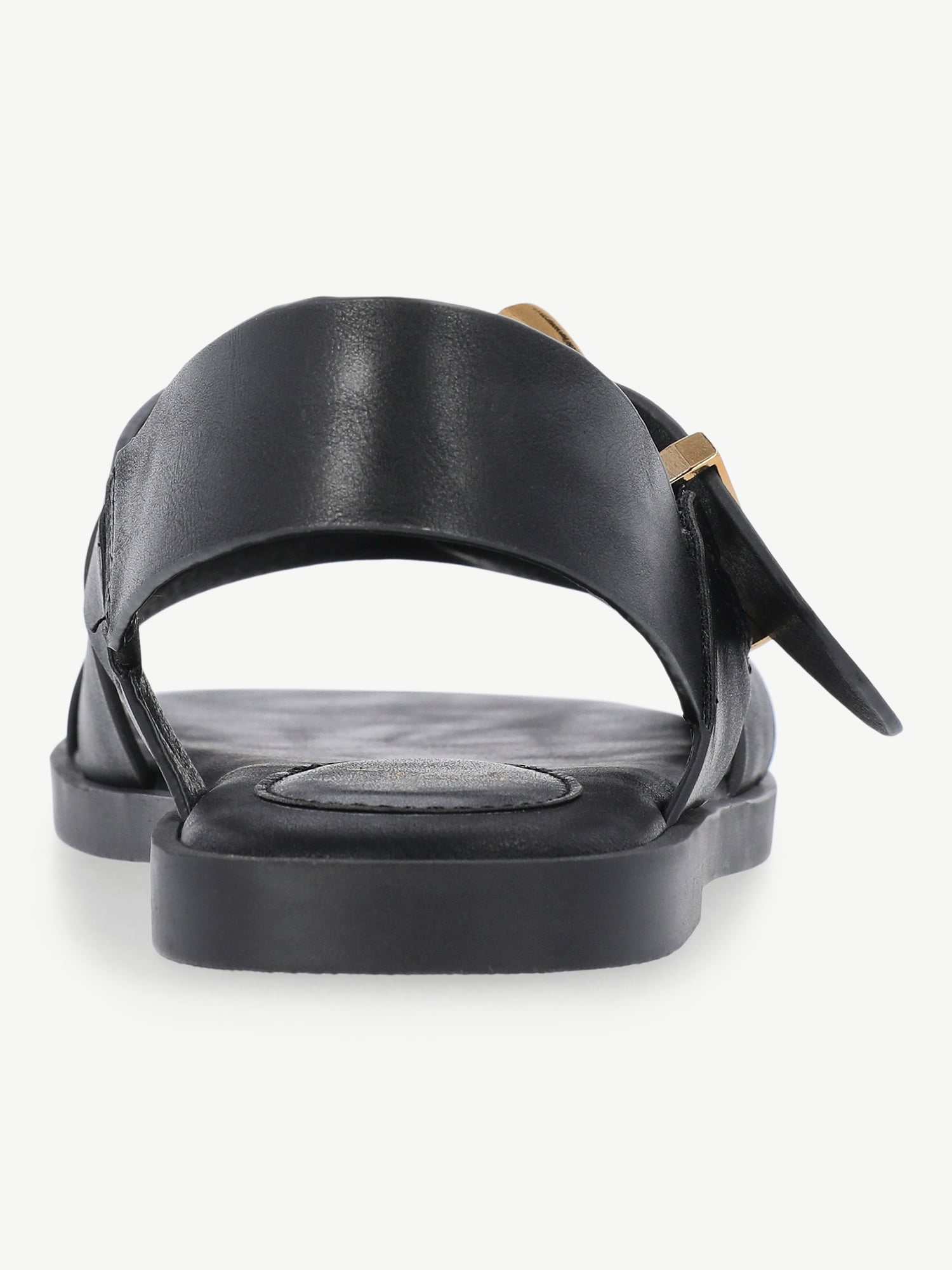 Time and Tru Women's X-Band Buckle Sandals