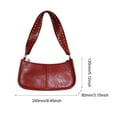 thumbnail image 3 of Yucurem Women Crossbody Sling Bag - Retro Y2k Hobo Bag - PU Leather Tote Dating Purse (Red), 3 of 10