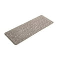 thumbnail image 1 of Taupe Bath Rug Runner Mat Memory Foam 3D Pebble 48"L x 18"W, 1 of 6