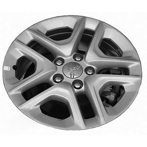 For 2011-2021 Jeep Compass 16 Inch Powder-Coated Silver Alloy - Genuine OEM Rim - Road Ready Car Wheel