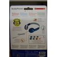 thumbnail image 3 of BRAWN- Buddyphones Discoverfun Wired Kids Headphones Safe Audio Hearing Protection Blue, 3 of 4