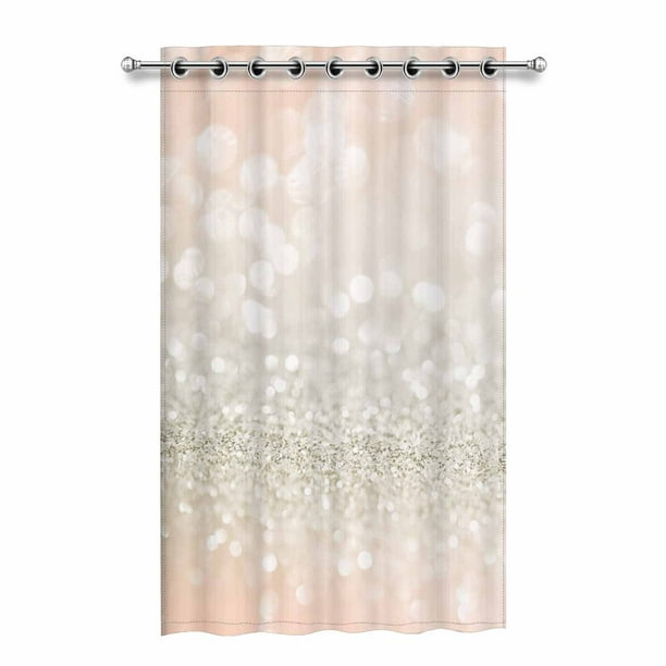 Blackout Window Curtain Ds, Rose Gold Glitter Curtains