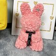 thumbnail image 3 of Meggemo Valentine's Day Preserved Flower Rose Rabbit Plush Toy Foam Bunny Gift Box Set Customer Assembly Required Romantic Birthday Present Cute Huggable Doll for Girlfriend Lover, 3 of 6