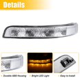 thumbnail image 4 of Unique Bargains Car LED Front Left Side Mirror Turn Signal Light 87613-2P000 for Kia Sorento 2012 2013 2014 2015, 4 of 6