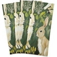 thumbnail image 2 of Coolnut Easter Cute Rabbit Kitchen Dish Towel Set 6Pcs,Dishcloths Sets Fast Drying Kitchen Towels Tea Towels Gift Set for Drying Cleaning Cooking Baking236 Wash cloth, 2 of 7