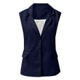 thumbnail image 3 of LYXSSBYX Women Long Sleeve Shacket Jacket Hot Sale Clearance Women's Sexy Fashion V-Neck Solid Sleeveless Pocket Cardigan Casual Outwear, 3 of 4