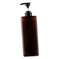 thumbnail image 2 of Dispensador de jabón con bomba manual, botella de loción, encimera de baño, dispensador de detergente para ropa, dispensador de champú recargable para 1000ml marrón, 2 of 8