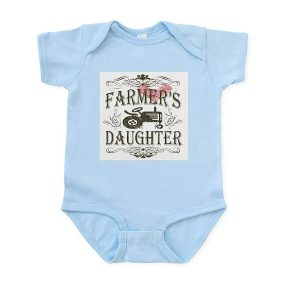 CafePress - Farmer's Daughter Infant Bodysuit - Baby Light Bodysuit, Size Newborn - 24 Months