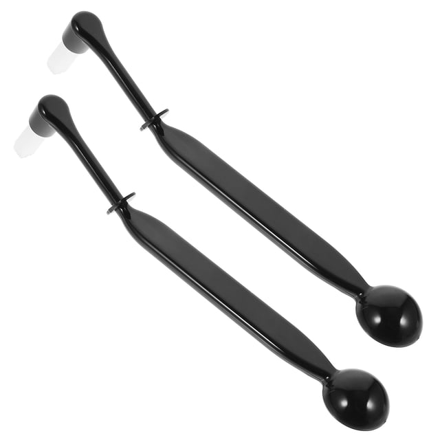 BRIGHTFUFU 2pcs Brush for Coffee Machine Coffee Machine Brush Black Nylon Cleaning for Kitchen Use
