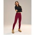 thumbnail image 2 of TaTaai Women Fleece Lined Sports Leggings Solid Color Yoga Pants with Pockets Ladies Winter Workout Daily Lounge Wear Soft Warm Stretchy No Fading Comfortable Bottoms Gift, 2 of 8