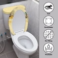 thumbnail image 3 of HELLHERO Sunflower The Puppy Bathroom Toilet Lid Cover of 2-Piece Adjustable Bathroom Toilet Cozy Set Washable Household, 3 of 5