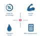 thumbnail image 2 of Báscula digital de composición corporal Health o meter: mide el IMC, la grasa corporal y el agua, multiusuario, capacidad de 226 kg, plataforma de fibra de carbono, pantalla retroiluminada, tecnología, 2 of 5