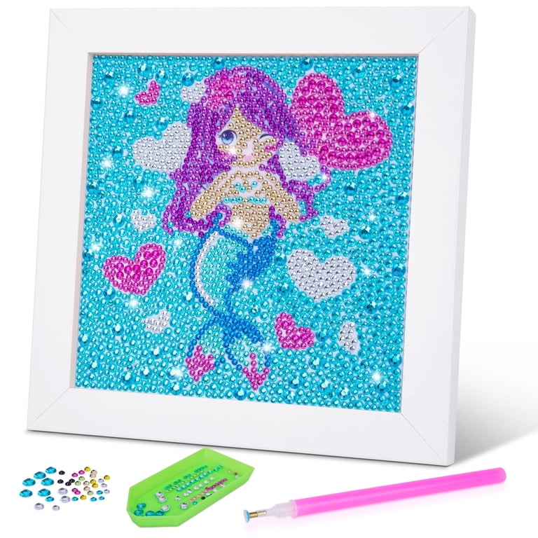 Sunnypig Diamond Painting Kit for Kids, Mermaid & Animals photo 1