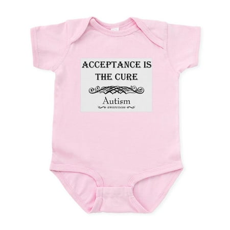 

CafePress - Autism ~ Acceptance Is The Cure Infant Bodysuit - Baby Light Bodysuit Size Newborn - 24 Months