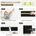 thumbnail image 7 of Wood Wall Panels, 8 Feet Acoustic Slat Wall Panels for Interior Wall Decor and Noise Reduction, Decorative Slat Wall Paneling, Dark Oak, 7.87"x94.48"Acoustic Panels, 4-Piece, 7 of 7