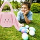 thumbnail image 4 of Bolsa De Caza De Pascua De Felpa, Bolsa De Pascua De Felpa Suave Con Sonrisa Para Niños Para Fiesta, 4 of 7