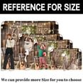 thumbnail image 5 of 20 x 10 ft Western Backdrop, Wild West Cowboy Theme Background, Rustic Barn Door Backdrop Horse Cowboy Happy Birthday Backdrop Western Party Decoration Banner, 5 of 5