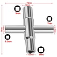 thumbnail image 3 of MYG MINI 4 IN 1 Universal Faucet Wrench Square Key Plumber Bathroom Wrench Socket, 3 of 9