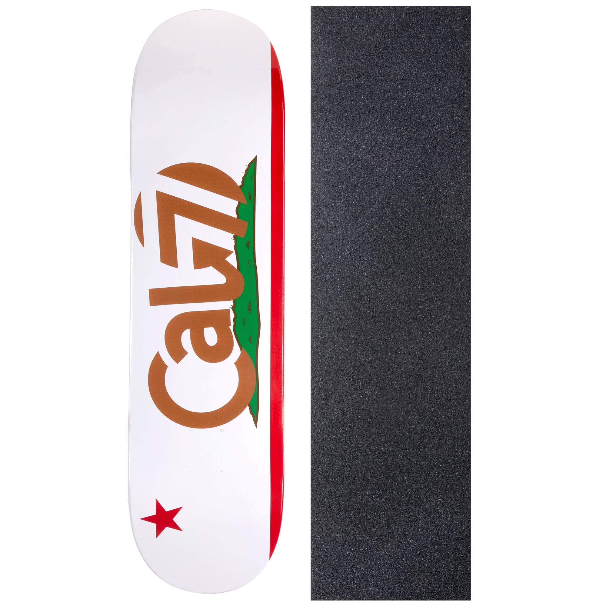 Cal 7 Graphic Skateboard Deck With Grip Tape Canadian Maple 8.0