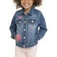Patches Denim Jacket (Toddler Girls)