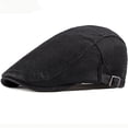 thumbnail image 6 of SikaFu Berets Mesh Cap Breathable Summer Sun Hat Men Women Solid Cabbie Driver Newsboy Flat Cap Beret Hats Adjustable Beret Cap, 6 of 6